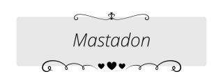 Mastadon Panel from Clean Valentine Panels Theme.